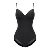 Sexy Lingerie Slim Silk Solid Shapewear for Women Smooth Soft Bodysuit Tummy Shaper Underwear Lingerie Black Nude