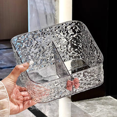 Storage Box Desktop Cosmetics Pen Holder Makeup Storage Bucket Nordic Style Transparent Trapezoidal Cosmetics Storage Rack