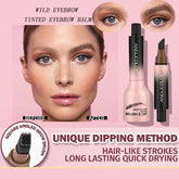 Eyebrow Tint Cream Waterproof Non-smudge Eyebrow Balm Long-lasting Color Non-makeup Wild Eyebrow Gel Pen Cosmetics Wholesale Hot