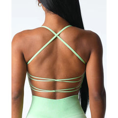 Invincible Seamless Bra Spandex Woman Fitness Elastic Breathable Breast Enhancement Leisure Sports Underwear Yoga bra