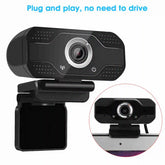 1080P Desktop Computer Camera USB Online Class Webcam with Microphone Computer Camera Drive Camera USB Camera PC Webcam