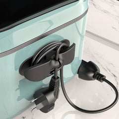 Kitchen Storage Appliance Cord Winder Universal Self Adhesive Power Cord Organizer For Appliance Cable Management USB Cord Rack
