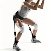 Jump Resistance Band Tension Rope Yoga Jump Waist Leg Strength Exercises Gym Equipment Fitness Basketball Tennis Running 