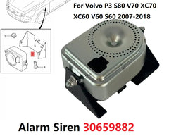 New Alarm Siren 30659882 For Volvo P3 S80 V70 XC70 XC60 V60 S60 V60CC S60CC 2007-2018 Car Horn Alarm Siren Alarm Ciren Buzzer