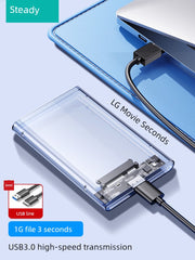 Dayerstable SATA Hard Disk Box External Enclosure USB3.0 Mechanical Solid State Connection Box 2.5/3.5 Inch USB to IDE Sata