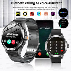 2025 New For Xiaomi S4 Ultra GPS Smart Watch Men AMOLED Outdoor Sports Track NFC Heart Rate Waterproof Bluetooth Call Smartwatch