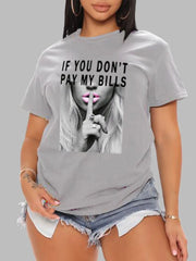 Women's T-shirt Fashion Street Short Sleeve Tops Loose Oversized Shirt Tshirts Creativity Streettshirt Individual Casual Clot