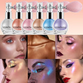 Diamond High Gloss Glitter Spray Highlighter Powder Air Bag Fragrance-Infused Shiny High Light For Face Body Makeup Cosmetics