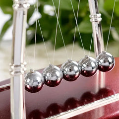 Newton Cradle Balance Steel Balls Perpetual Motion Collision Ball School Teaching Physics Science Pendulum Toy Home Decoration