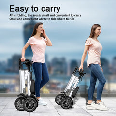 Electric Tricycle For Adult Women Small And Portable 3 Wheels Electric Scooter For Man Mini Folding Elderly Mobility Scooter