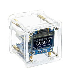 MINI Weather Clock ESP8266 WIFI Digital Clock DIY Soldering Kit Electronic Multifunctional Weather Station