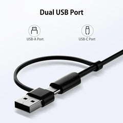 100W Magnetic Wireless Charger Pad USB + Type C For Magsafe iPhone 16 15 14 13 12 Pro Max Fast Charging Dock Station Chargers