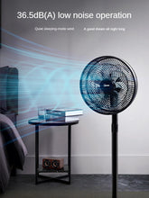 Midea Electric Fan 7-Leaf Desktop Max Airflow Rate Strong Floor Fan Energy-Saving Turning Page Shaking Head Electronic Fan