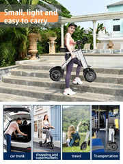 Electric Tricycle For Adult Women Small And Portable 3 Wheels Electric Scooter For Man Mini Folding Elderly Mobility Scooter