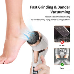 Electric Foot File Pedicure Machine Callus Remover Rechargeable Foot Heel Cracked Dead Skin Scrubber Polisher Grinder Tools