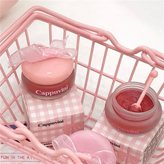 1pc Cute Little Milk Honey Lipgloss Moisturizing Mirror Water Lipgloss Sexy Red Lip Tint Lip Balm Lip Makeup Korean Cosmetics