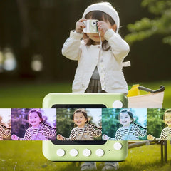 Mini Camera Toys Instant Printing Photography Portable Thermal Digital Kids Toy Girl Recorder 1080P Video Doodles Birthday Gifts
