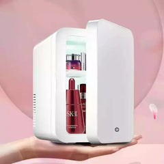 Smart table with led mirror fridge refrigerator 8l 10l small fridge mini smart touch table with refrigerators and freezers home