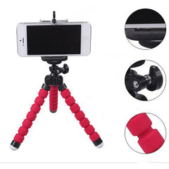 Mobile Phone Holders Clip Mini Flexible Tripod Sponge Octopus Bracket Universal Phone Camera Holder for iPhone 16 Huawei Samsung