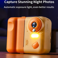Mini Camera Toys Instant Printing Photography Portable Thermal Digital Kids Toy Girl Recorder 1080P Video Doodles Birthday Gifts