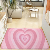 Door Mat Pink Heart Pattern Rugs Doormat Entrance Door Cheap Things Kitchen Rug Choice Home Carpets Living Room Decoration Foot