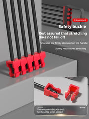 Fitness Full Body Workout Set Chest Expander Removable Resistance Bands Pilates Push Ups Muscle Training Strengthen Exercise