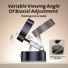 Car Magnetic Vacuum Phone Holder Swivel Wireless Charging Bracket Support GPS Car Bracket Double-sideds Magnetic Foldable Holder