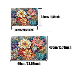 Luxury Geometry Mat Welcome Non-Slip Entrance Decor Carpet for Living Room Home Decoration Bath Mats Floor Washable Entry Rugs