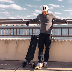 Maxfind FF AT High-Speed 165MM Wheels Off-Road Electric Skateboard 3000W Power with Fast Swappable Battery Design