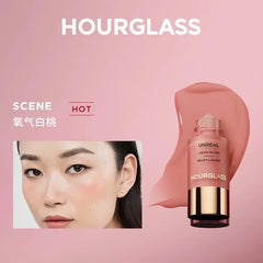 High Quality HOUR/GLASS Small Eyedropper Liquid Blush Contouring Natural Water Glow Oxygen White Peach Cosmetics
