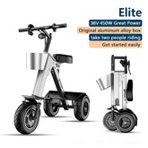 Electric Tricycle For Adult Women Small And Portable 3 Wheels Electric Scooter For Man Mini Folding Elderly Mobility Scooter