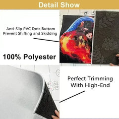 Spring & Summer Flowers Entrance Doormat Non-Slip 100% Polyester Carpet for Living Room Home Decor Soft Mat Indoor & Outdoor Rug