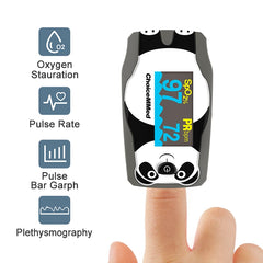 ChoiceMMed Pediatrics Finger Pulse Oximeter Blood Oxygen Saturation Meter Heart Rate Monitor Child Pulse Oxiometer OLED Oximetro