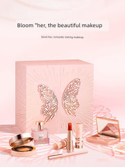 Every Encounter Bloom Makeup Set Genuine Goods Full Set of Cosmetics a Set of Valentine's Day Gifts for Girls Lipstick Gift Box