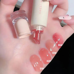 Sweet Mint Jelly Lip Glaze Non-stick Lip Tint Lasting Cosmetic Liquid Lip Moisturizing Crystal Lipstick Korean Glass Gloss