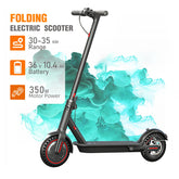 350W Foldable Electric Scooter for Adults Teens,Explosion-proof Tires,Dual Brake System,Lightweight APP Support E-scooter