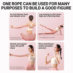Tension Rope Yoga Gym Latex Rubber Arm Resistance 8-shaped Fitness Strength Equipment Home Gym Chest Expander Elastic Band