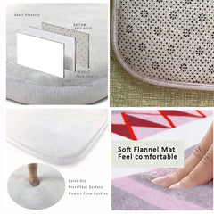 Door Mat Pink Heart Pattern Rugs Doormat Entrance Door Cheap Things Kitchen Rug Choice Home Carpets Living Room Decoration Foot