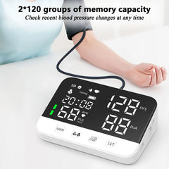 Electronic Tensiometer Smart Blood Pressure Monitor Arm Cuff Tonometer Digital Sphygmomanometer Electronic Medical BP Monitors