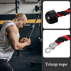 1pcs Triceps Downstring Rope Cable Attachment Biceps Single Pull Workout Training ToolsGym Home Fitness Equipment Tricep