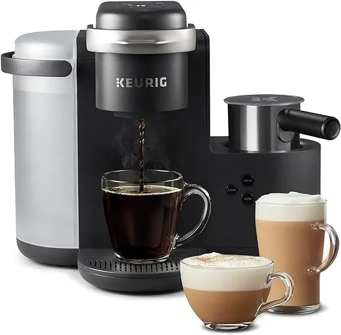 Keurig K-Cafe SMART Single Serve K-Cup Pod Coffee, Latte and Cappuccino Maker, Black