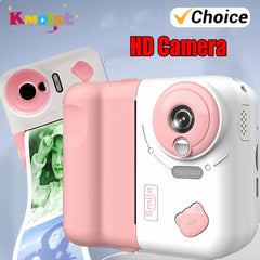 Mini Camera Toys Instant Printing Photography Portable Thermal Digital Kids Toy Girl Recorder 1080P Video Doodles Birthday Gifts