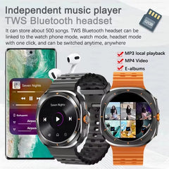 For Samsung Galaxy Watch 7 Ultra Smart Watch Men 32GB Memory NFC Bluetooth Call IP68 Waterproof Outdoor Sport Watch New Upgraded