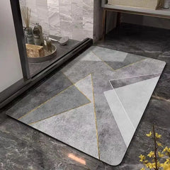 Luxury Geometry Mat Welcome Non-Slip Entrance Decor Carpet for Living Room Home Decoration Bath Mats Floor Washable Entry Rugs