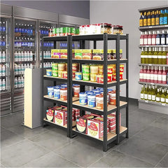 2/4pc 5Tier Adjustable Metal Shelving Unit Utility Shelves Garage Storage Racks for Warehouse Garage Pantry Kitchen,35.5x12x71in