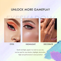 24 Color Monochrome Eye Shadow Palette Diamond Sequins Cosmetics Soft Matte Waterproof Durable Eye Make-up for Women
