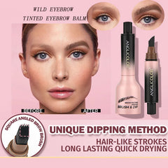 Eyebrow Tint Cream Waterproof Non-smudge Eyebrow Balm Long-lasting Color Non-makeup Wild Eyebrow Gel Pen Cosmetics Wholesale Hot