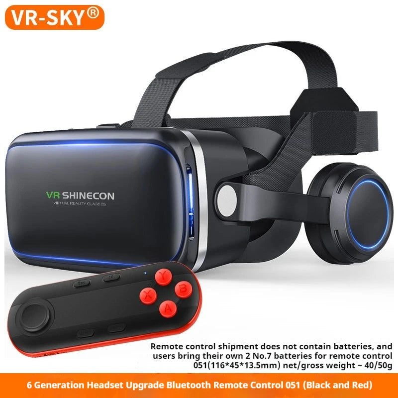 VR SHINECON G04EA 10.0 Virtual Reality Helmet 3D Glasses Casque For Smartphone Smart Phone Goggles Headset Video Game Binoculars