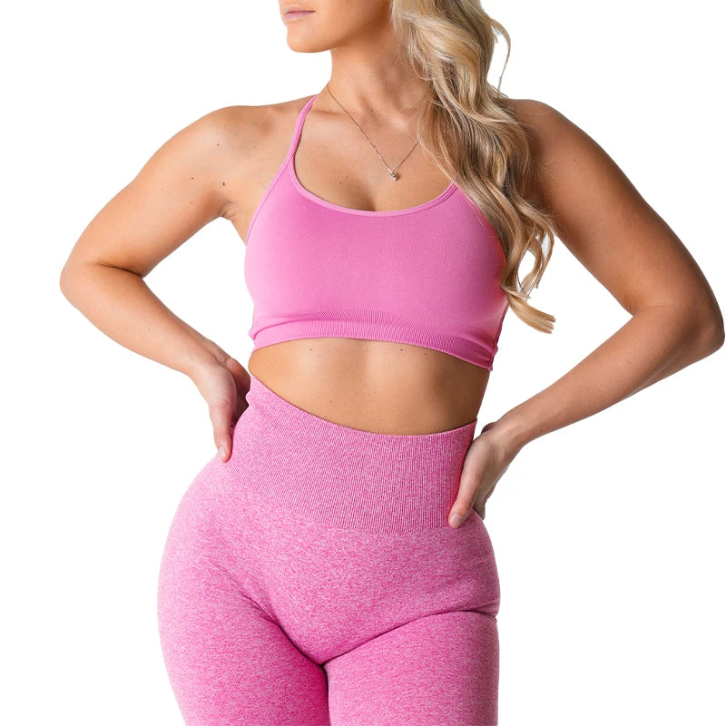 Invincible Seamless Bra Spandex Woman Fitness Elastic Breathable Breast Enhancement Leisure Sports Underwear Yoga bra