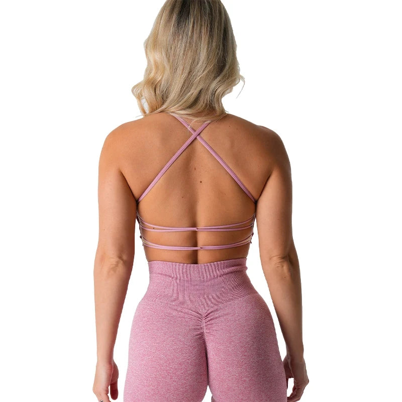 Invincible Seamless Bra Spandex Woman Fitness Elastic Breathable Breast Enhancement Leisure Sports Underwear Yoga bra